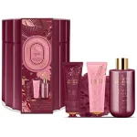 &bdquo;Grace Cole&ldquo; &bdquo;Velvet Plum & Soft Suede&ldquo; k&auml;te- ja kehahoolduse kinkekomplekt &ndash; kinkekomplekt metallkarbis (4 tk)