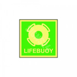 IMO m&auml;rk LIFEBUOY M&auml;rgi alus Kleebis M&auml;rgi t&uuml;&uuml;p luminestsentsm&auml;rk M&auml;rgi suurus 150x150 mm