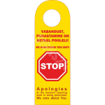 M&auml;rk Vabandust, puhastamine on hetkel pooleli! Me hoolitseme teie eest! V&auml;rvus Kollane M&auml;rgi alus Plastik (vahustatud PVC 2 mm) M&auml;rgi suurus 100 x 297 mm Viipeteksti keel Eesti