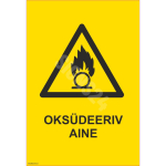M&auml;rk Oks&uuml;deeriv aine M&auml;rgi alus Plastik (vahustatud PVC 2 mm) M&auml;rgi t&uuml;&uuml;p &uuml;hine m&auml;rk M&auml;rgi suurus 150x220 mm (koos tekstiga) Viipeteksti keel Leedu