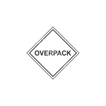 ADR m&auml;rk V&auml;lispakend / Overpack M&auml;rgi alus Kleebis M&auml;rgi t&uuml;&uuml;p &uuml;hine m&auml;rk M&auml;rgi suurus 300x300 mm (serva pikkus)