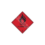 ADR m&auml;rk V&auml;ga tuleohtlik klass 3 / Highly flammable class 3 M&auml;rgi alus Alumiinium (neobond 2 mm) M&auml;rgi t&uuml;&uuml;p &uuml;hine m&auml;rk M&auml;rgi suurus 250x250 mm (serva pikkus)