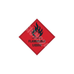ADR m&auml;rk Tuleohtlik vedelik / Flammable liquid M&auml;rgi alus Magnet M&auml;rgi t&uuml;&uuml;p &uuml;hine m&auml;rk M&auml;rgi suurus 300x300 mm (serva pikkus)