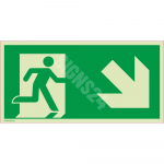 M&auml;rk Evakuatsioonip&auml;&auml;s alla / paremale M&auml;rgi alus Alumiinium (neobond 2 mm) M&auml;rgi t&uuml;&uuml;p luminestsentsm&auml;rk M&auml;rgi suurus 300 x 600 mm