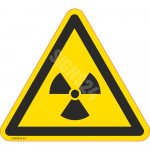 M&auml;rk Radioaktiivne aine v&otilde;i ioniseeriv kiirgus M&auml;rgi alus Kleebis M&auml;rgi t&uuml;&uuml;p &uuml;hine m&auml;rk M&auml;rgi suurus 690 mm