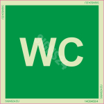 M&auml;rk WC Tualett M&auml;rgi alus Kleebis M&auml;rgi t&uuml;&uuml;p luminestsentsm&auml;rk M&auml;rgi suurus 200x200 mm M&auml;rgi variant tekstiga