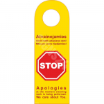 M&auml;rk Vabandust, puhastamine on hetkel pooleli! Me hoolitseme teie eest! V&auml;rvus Kollane M&auml;rgi alus Plastik (vahustatud PVC 2 mm) M&auml;rgi suurus 100 x 297 mm Viipeteksti keel L&auml;tlane