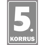 M&auml;rk Korruse numeratsioon - 5. korrus V&auml;rvus Hall M&auml;rgi alus Plastik (vahustatud PVC 2 mm) M&auml;rgi t&uuml;&uuml;p &uuml;hine m&auml;rk M&auml;rgi suurus 220 x 320 mm Viipeteksti keel Eesti