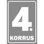 M&auml;rk Korruse numeratsioon - 4. korrus V&auml;rvus Hall M&auml;rgi alus Plastik (vahustatud PVC 2 mm) M&auml;rgi t&uuml;&uuml;p luminestsentsm&auml;rk M&auml;rgi suurus 220 x 320 mm Viipeteksti keel Eesti
