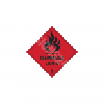 ADR m&auml;rk Tuleohtliku vedeliku klass 3 / Flammable liquid class 3 M&auml;rgi alus Magnet M&auml;rgi t&uuml;&uuml;p &uuml;hine m&auml;rk M&auml;rgi suurus 300x300 mm (serva pikkus)