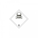 ADR m&auml;rk M&uuml;rgine gaas klass 6 / Poison gas class 6 M&auml;rgi alus Magnet M&auml;rgi t&uuml;&uuml;p &uuml;hine m&auml;rk M&auml;rgi suurus 300x300 mm (serva pikkus)