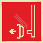 M&auml;rk Statsionaarsete tulekustutuss&uuml;steemide kuiv torustik (v&auml;ljas) M&auml;rgi alus Alumiinium (neobond 2 mm) M&auml;rgi t&uuml;&uuml;p luminestsentsm&auml;rk M&auml;rgi suurus 600x600 mm