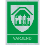 M&auml;rk Varjend M&auml;rgi alus Alumiinium (neobond 2 mm) M&auml;rgi t&uuml;&uuml;p helkurm&auml;rk M&auml;rgi suurus 300 x 400 mm Viipeteksti keel Eesti