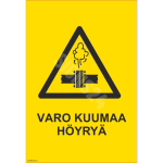 M&auml;rk Kuum aur M&auml;rgi alus Alumiinium (neobond 2 mm) M&auml;rgi t&uuml;&uuml;p &uuml;hine m&auml;rk M&auml;rgi suurus 150x220 mm (koos tekstiga) Viipeteksti keel Eesti