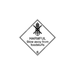 ADR m&auml;rk Kahjulik hoida toiduainetest eraldi / Harmful Stow away from foodstuffs M&auml;rgi alus Plastik (vahustatud PVC 2 mm) M&auml;rgi t&uuml;&uuml;p &uuml;hine m&auml;rk M&auml;rgi suurus 300x300 mm (serva pikkus)