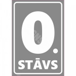 M&auml;rk Korruse numeratsioon - 0. korrus V&auml;rvus Hall M&auml;rgi alus Alumiinium (neobond 2 mm) M&auml;rgi t&uuml;&uuml;p luminestsentsm&auml;rk M&auml;rgi suurus 220 x 320 mm Viipeteksti keel L&auml;tlane