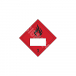 ADR m&auml;rk Tuleohtlik numbriga klass 3 / Flammable with number class 3 M&auml;rgi alus Magnet M&auml;rgi t&uuml;&uuml;p &uuml;hine m&auml;rk M&auml;rgi suurus 300x300 mm (serva pikkus)