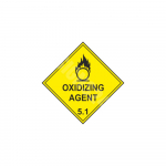 ADR m&auml;rk Oks&uuml;deeriv aine 5.1 klass / Oxidizing agent 5.1 class M&auml;rgi alus Magnet M&auml;rgi t&uuml;&uuml;p &uuml;hine m&auml;rk M&auml;rgi suurus 300x300 mm (serva pikkus)