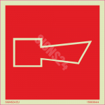 M&auml;rk Akustiline h&auml;ire manuaalne signaalija M&auml;rgi alus Alumiinium (neobond 2 mm) M&auml;rgi t&uuml;&uuml;p luminestsentsm&auml;rk M&auml;rgi suurus 600x600 mm