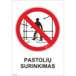 M&auml;rk Tellingute kokkupanek M&auml;rgi alus Alumiinium (neobond 2 mm) M&auml;rgi t&uuml;&uuml;p &uuml;hine m&auml;rk M&auml;rgi suurus 150x220 mm (koos tekstiga) Viipeteksti keel Leedu