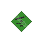 ADR m&auml;rk Mittes&uuml;ttiv gaas / Non flammable gas M&auml;rgi alus Kleebis M&auml;rgi t&uuml;&uuml;p &uuml;hine m&auml;rk M&auml;rgi suurus 300x300 mm (serva pikkus)