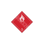 ADR m&auml;rk Tuleohtlike vedelike klass 3 / Flammable liquids class 3 M&auml;rgi alus Kleebis M&auml;rgi t&uuml;&uuml;p &uuml;hine m&auml;rk M&auml;rgi suurus 250x250 mm (serva pikkus)