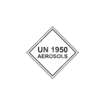 ADR m&auml;rk UN 1950 Aerosoolid / UN 1950 Aerosols M&auml;rgi alus Plastik (vahustatud PVC 2 mm) M&auml;rgi t&uuml;&uuml;p &uuml;hine m&auml;rk M&auml;rgi suurus 250x250 mm (serva pikkus)