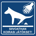 M&auml;rk Palun korista oma koera j&auml;rgi! M&auml;rgi alus Plastik (vahustatud PVC 2 mm) M&auml;rgi t&uuml;&uuml;p &uuml;hine m&auml;rk M&auml;rgi suurus 200x200 mm Viipeteksti keel Soome
