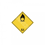 ADR m&auml;rk Oks&uuml;deerija 5.1 klass / Oxidizer 5.1 class M&auml;rgi alus Magnet M&auml;rgi t&uuml;&uuml;p &uuml;hine m&auml;rk M&auml;rgi suurus 300x300 mm (serva pikkus)