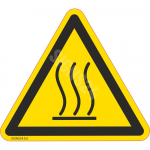 M&auml;rk Ohtlik! Kuum pind M&auml;rgi alus Kleebis M&auml;rgi t&uuml;&uuml;p &uuml;hine m&auml;rk M&auml;rgi suurus 690 mm