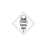 ADR m&auml;rk M&uuml;rgine gaas klass 2 / Toxic gas class 2 M&auml;rgi alus Magnet M&auml;rgi t&uuml;&uuml;p &uuml;hine m&auml;rk M&auml;rgi suurus 300x300 mm (serva pikkus)