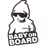 M&auml;rk Baby on board M&auml;rgi alus Kleebis M&auml;rgi t&uuml;&uuml;p &uuml;hine m&auml;rk M&auml;rgi suurus 100 x 150 mm