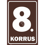 M&auml;rk Korruse numeratsioon - 8. korrus V&auml;rvus Pruun M&auml;rgi alus Alumiinium (neobond 2 mm) M&auml;rgi t&uuml;&uuml;p luminestsentsm&auml;rk M&auml;rgi suurus 220 x 320 mm Viipeteksti keel Eesti