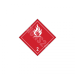 ADR m&auml;rk Tuleohtlike gaaside klass 2.b / Flammable gas class 2.b M&auml;rgi alus Magnet M&auml;rgi t&uuml;&uuml;p &uuml;hine m&auml;rk M&auml;rgi suurus 300x300 mm (serva pikkus)