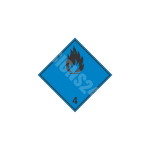ADR m&auml;rk M&auml;rja tuleohtlik klass 4 / Flammable when wet class 4 M&auml;rgi alus Magnet M&auml;rgi t&uuml;&uuml;p &uuml;hine m&auml;rk M&auml;rgi suurus 300x300 mm (serva pikkus)