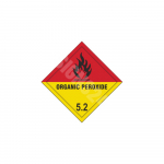ADR m&auml;rk Orgaaniliste peroksiidide klass 5.2 tekstiga / Organic peroxides class 5.2 M&auml;rgi alus Magnet M&auml;rgi t&uuml;&uuml;p &uuml;hine m&auml;rk M&auml;rgi suurus 300x300 mm (serva pikkus)