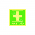 IMO m&auml;rk FIRST AID M&auml;rgi alus Kleebis M&auml;rgi t&uuml;&uuml;p luminestsentsm&auml;rk M&auml;rgi suurus 150x150 mm