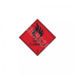 ADR m&auml;rk V&auml;ga tuleohtlik klass 3 / Highly flammable class 3 M&auml;rgi alus Magnet M&auml;rgi t&uuml;&uuml;p &uuml;hine m&auml;rk M&auml;rgi suurus 300x300 mm (serva pikkus)