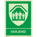 M&auml;rk Varjend M&auml;rgi alus Kleebis M&auml;rgi t&uuml;&uuml;p luminestsentsm&auml;rk M&auml;rgi suurus 150x220 mm (koos tekstiga) Viipeteksti keel Eesti