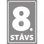 M&auml;rk Korruse numeratsioon - 8. korrus V&auml;rvus Hall M&auml;rgi alus Alumiinium (neobond 2 mm) M&auml;rgi t&uuml;&uuml;p luminestsentsm&auml;rk M&auml;rgi suurus 220 x 320 mm Viipeteksti keel L&auml;tlane