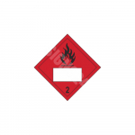 ADR m&auml;rk Tuleohtlik numbriga 2 klass / Flammable with number class 2 M&auml;rgi alus Magnet M&auml;rgi t&uuml;&uuml;p &uuml;hine m&auml;rk M&auml;rgi suurus 300x300 mm (serva pikkus)
