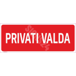M&auml;rk Eravaldus M&auml;rgi alus Kleebis M&auml;rgi suurus 115 x 300 mm Viipeteksti keel Leedu