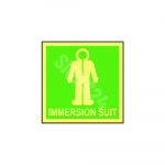 IMO m&auml;rk IMMERSION SUIT M&auml;rgi alus Kleebis M&auml;rgi t&uuml;&uuml;p luminestsentsm&auml;rk M&auml;rgi suurus 150x150 mm