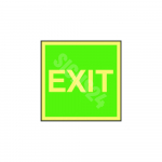 IMO m&auml;rk EXIT M&auml;rgi alus Kleebis M&auml;rgi t&uuml;&uuml;p luminestsentsm&auml;rk M&auml;rgi suurus 150x150 mm