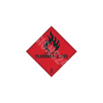 ADR m&auml;rk Tuleohtliku gaasi klass 2 / Flammable gas class 2 M&auml;rgi alus Plastik (vahustatud PVC 2 mm) M&auml;rgi t&uuml;&uuml;p &uuml;hine m&auml;rk M&auml;rgi suurus 300x300 mm (serva pikkus)