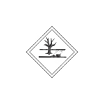 ADR m&auml;rk Keskkonnaohtlik aine / Environmentally hazardous substance M&auml;rgi alus Kleebis M&auml;rgi t&uuml;&uuml;p &uuml;hine m&auml;rk M&auml;rgi suurus 300x300 mm (serva pikkus)
