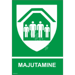 M&auml;rk majutamine M&auml;rgi alus Kleebis M&auml;rgi t&uuml;&uuml;p &uuml;hine m&auml;rk M&auml;rgi suurus 150x220 mm (koos tekstiga) Viipeteksti keel Eesti