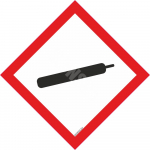 M&auml;rk R&otilde;hu all olev gaas M&auml;rgi alus Plastik (vahustatud PVC 2 mm) M&auml;rgi t&uuml;&uuml;p &uuml;hine m&auml;rk M&auml;rgi suurus 148x210 mm (serva pikkus x laius)