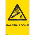 M&auml;rk Gaasiballoonid M&auml;rgi alus Kleebis M&auml;rgi t&uuml;&uuml;p &uuml;hine m&auml;rk M&auml;rgi suurus 150x220 mm (koos tekstiga) Viipeteksti keel Eesti