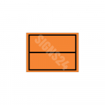 ADR m&auml;rk Oranž signaalm&auml;rk ilma numbrita veoautodele / ADR Orange signaling for trucks M&auml;rgi alus Alumiinium (neobond 2 mm) M&auml;rgi t&uuml;&uuml;p &uuml;hine m&auml;rk M&auml;rgi suurus 300 x 400 mm